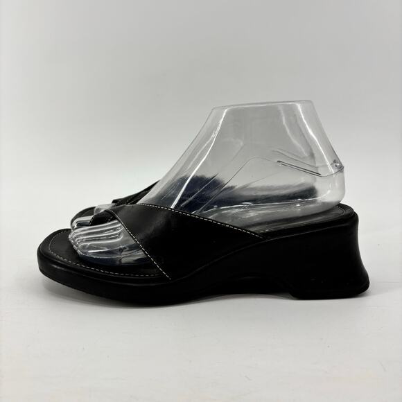 Clarks Shoes - Clarks Women's Size 7 Black Chunky Sandals Y2K Block Heel